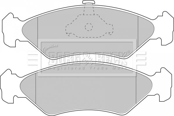 DJ Parts BP2552 - Bremžu uzliku kompl., Disku bremzes adetalas.lv