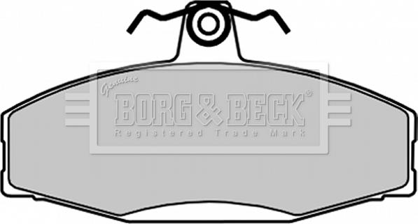 Borg & Beck BBP1604 - Bremžu uzliku kompl., Disku bremzes adetalas.lv