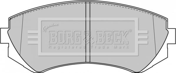 Borg & Beck BBP1611 - Bremžu uzliku kompl., Disku bremzes adetalas.lv