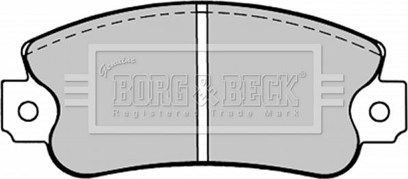 Borg & Beck BBP1093 - Bremžu uzliku kompl., Disku bremzes adetalas.lv