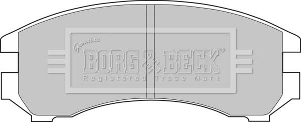 Borg & Beck BBP1051 - Bremžu uzliku kompl., Disku bremzes adetalas.lv