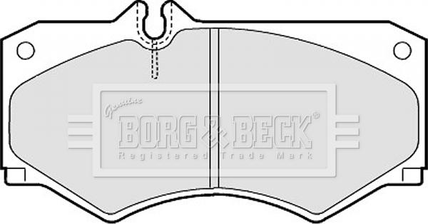 Borg & Beck BBP1089 - Bremžu uzliku kompl., Disku bremzes adetalas.lv