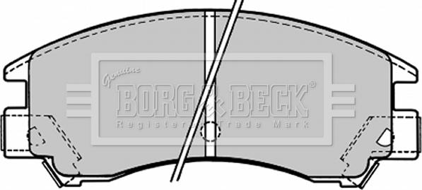 Borg & Beck BBP1148 - Bremžu uzliku kompl., Disku bremzes adetalas.lv