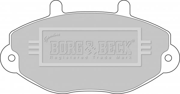 Borg & Beck BBP1108 - Bremžu uzliku kompl., Disku bremzes adetalas.lv