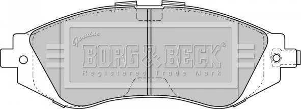 Borg & Beck BBP1881 - Bremžu uzliku kompl., Disku bremzes adetalas.lv