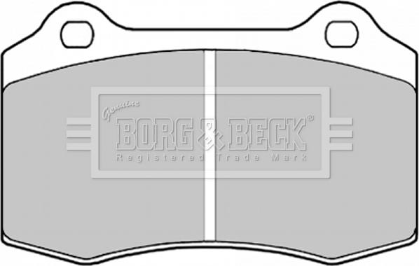 Borg & Beck BBP1823 - Bremžu uzliku kompl., Disku bremzes adetalas.lv