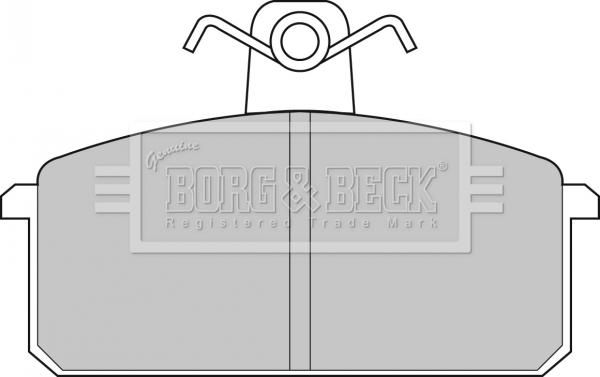 Borg & Beck BBP1348 - Bremžu uzliku kompl., Disku bremzes adetalas.lv