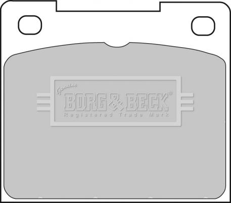 Borg & Beck BBP1307 - Bremžu uzliku kompl., Disku bremzes adetalas.lv