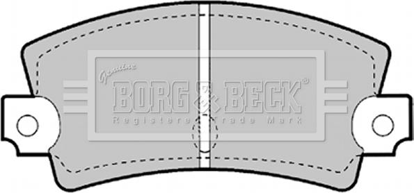 Borg & Beck BBP1247 - Bremžu uzliku kompl., Disku bremzes adetalas.lv