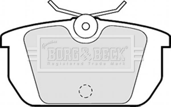 Borg & Beck BBP1261 - Bremžu uzliku kompl., Disku bremzes adetalas.lv