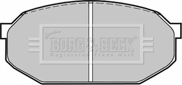 Borg & Beck BBP1205 - Bremžu uzliku kompl., Disku bremzes adetalas.lv