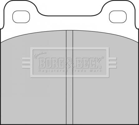 Borg & Beck BBP1210 - Bremžu uzliku kompl., Disku bremzes adetalas.lv