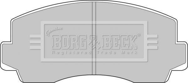 Borg & Beck BBP1283 - Bremžu uzliku kompl., Disku bremzes adetalas.lv