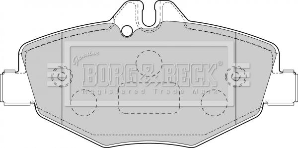 Borg & Beck BBP1796 - Bremžu uzliku kompl., Disku bremzes adetalas.lv