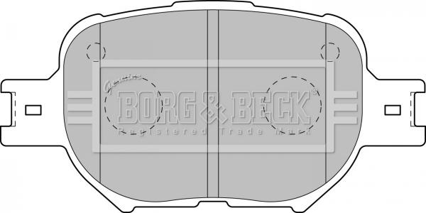 Borg & Beck BBP1767 - Bremžu uzliku kompl., Disku bremzes adetalas.lv