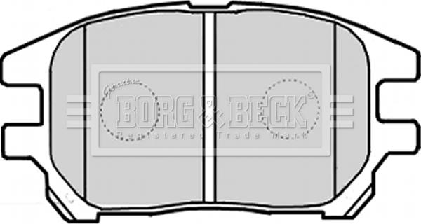 Borg & Beck BBP2231 - Bremžu uzliku kompl., Disku bremzes adetalas.lv