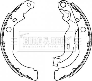 Borg & Beck BBS6507 - Bremžu loku komplekts adetalas.lv