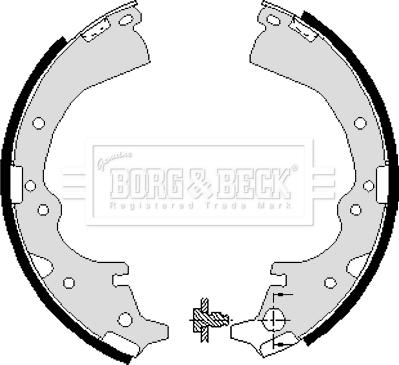 Borg & Beck BBS6040 - Bremžu loku komplekts adetalas.lv