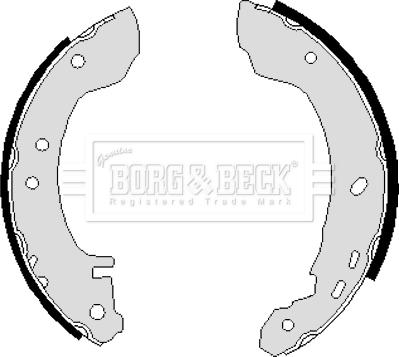 Borg & Beck BBS6058 - Bremžu loku komplekts adetalas.lv