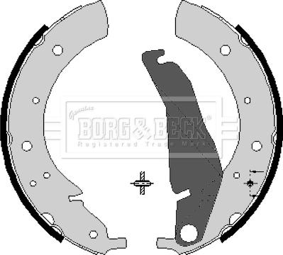 Borg & Beck BBS6068 - Bremžu loku komplekts adetalas.lv