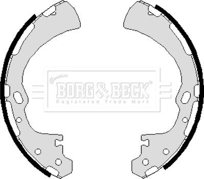 Borg & Beck BBS6019 - Bremžu loku komplekts adetalas.lv