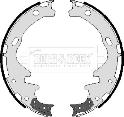 Borg & Beck BBS6010 - Bremžu loku komplekts adetalas.lv