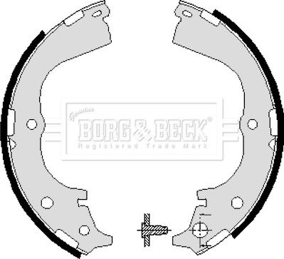 Borg & Beck BBS6018 - Bremžu loku komplekts adetalas.lv