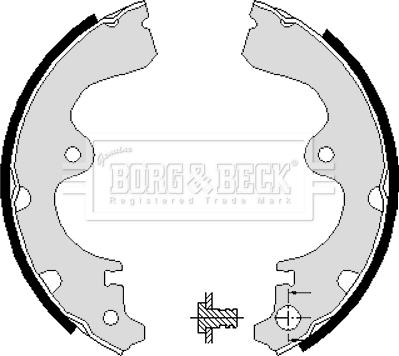 Borg & Beck BBS6088 - Bremžu loku komplekts adetalas.lv