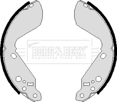 Borg & Beck BBS6031 - Bremžu loku komplekts adetalas.lv