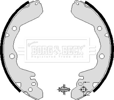 Borg & Beck BBS6038 - Bremžu loku komplekts adetalas.lv