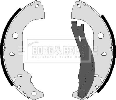 Borg & Beck BBS6026 - Bremžu loku komplekts adetalas.lv