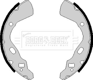 Borg & Beck BBS6148 - Bremžu loku komplekts adetalas.lv