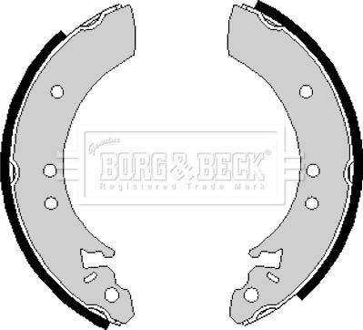 Borg & Beck BBS6143 - Bremžu loku komplekts adetalas.lv