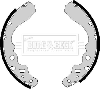 Borg & Beck BBS6152 - Bremžu loku komplekts adetalas.lv