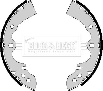 Borg & Beck BBS6161 - Bremžu loku komplekts adetalas.lv