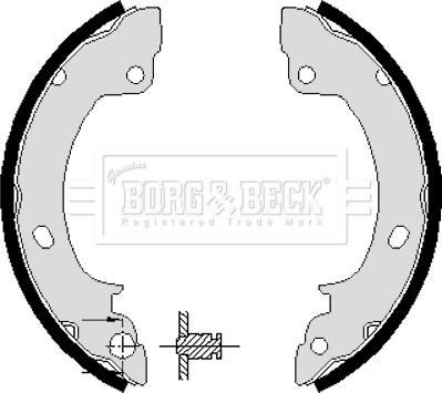 Borg & Beck BBS6100 - Bremžu loku komplekts adetalas.lv