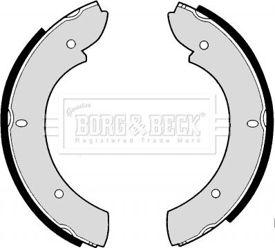 Borg & Beck BBS6180 - Bremžu loku kompl., Stāvbremze adetalas.lv