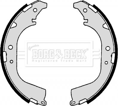 Borg & Beck BBS6182 - Bremžu loku komplekts adetalas.lv