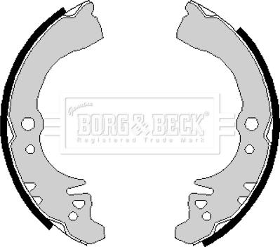 Borg & Beck BBS6139 - Bremžu loku komplekts adetalas.lv