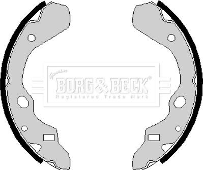 Borg & Beck BBS6130 - Bremžu loku komplekts adetalas.lv