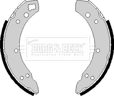 Borg & Beck BBS6137 - Bremžu loku komplekts adetalas.lv