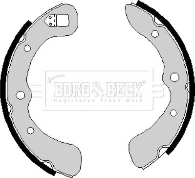 Borg & Beck BBS6129 - Bremžu loku komplekts adetalas.lv