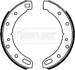 Borg & Beck BBS6173 - Bremžu loku kompl., Stāvbremze adetalas.lv