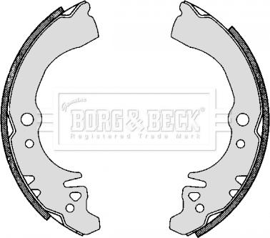 Borg & Beck BBS6298 - Bremžu loku komplekts adetalas.lv