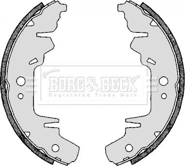 Borg & Beck BBS6263 - Bremžu loku komplekts adetalas.lv