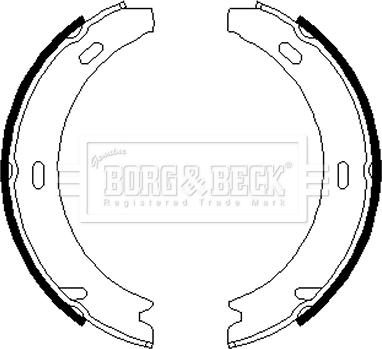 Borg & Beck BBS6219 - Bremžu loku kompl., Stāvbremze adetalas.lv