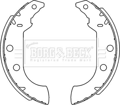 Borg & Beck BBS6231 - Bremžu loku komplekts adetalas.lv