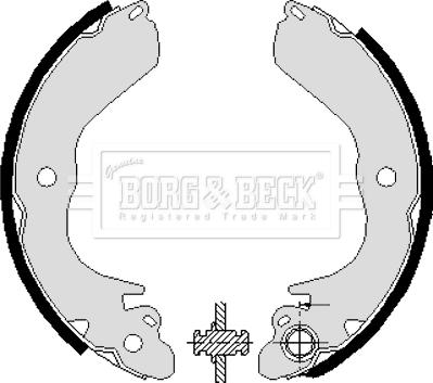 Borg & Beck BBS6228 - Bremžu loku komplekts adetalas.lv