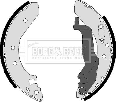 Borg & Beck BBS6223 - Bremžu loku komplekts adetalas.lv