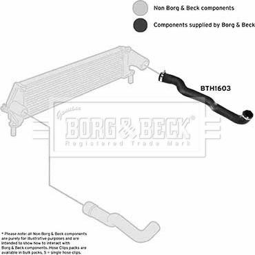 Borg & Beck BTH1603 - Pūtes sistēmas gaisa caurule adetalas.lv